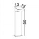 Stalpi - Stalp exterior H-50cm LED IP54 Rob