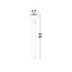 Lampi decorative si solare - Stalp solar LED cu senzor de miscare IP54 CHIARO H-90cm