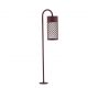 Stalp LED iluminat exterior IP65 MOTLEY H-70cm corten