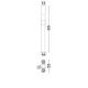Stalpi - Stalp LED reglabil iluminat exterior IP65 PEC H-90cm