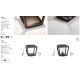 Stalpi - Mini Stalp LED iluminat exterior ambiental IP65 OPU H-26cm