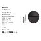 Spoturi - Spot LED aplicat iluminat scari exterior RODIX negru IP54