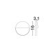 Spoturi - Spot LED aplicat iluminat scari exterior RODIX negru IP54
