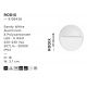 Spoturi - Spot LED aplicat iluminat scari exterior RODIX alb IP54