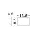 Spoturi - Spot LED aplicat iluminat scari exterior Sub alb IP65