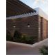 Spoturi - Aplica exterior cu iluminat jos LED IP65 PASSO negru
