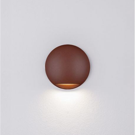 Spoturi - Aplica exterior cu iluminat jos LED IP65 PASSO corten