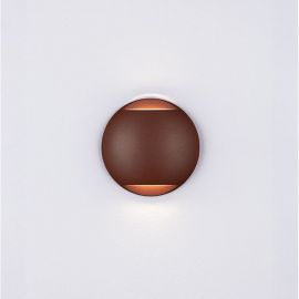 Spoturi - Aplica exterior cu iluminat sus si jos LED IP65 PASSO corten