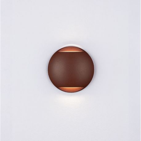 Spoturi - Aplica exterior cu iluminat sus si jos LED IP65 PASSO corten