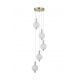 Pendule, Lustre suspendate - Lustra LED suspendata alama lucios sticla acid Luminique 5Lt