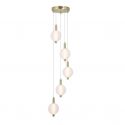 Lustra LED suspendata alama lucios sticla acid Luminique 5Lt