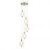 Lustra LED suspendata alama lucios sticla acid Luminique 5Lt