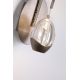 Aplice, corpuri de iluminat pentru pereti - Aplica LED decorativa metal latte sticla sampanie Seeds