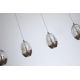 Pendule, Lustre suspendate - Lustra LED decorativa metal latte sticla sampanie Seeds 4Lt