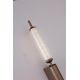 Aplice, corpuri de iluminat pentru pereti - Aplica LED metal latte sticla decorativa Cattail