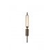 Aplice, corpuri de iluminat pentru pereti - Aplica LED metal latte sticla decorativa Cattail