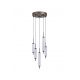Pendule, Lustre suspendate - Lustra LED suspendata metal latte sticla decorativa Cattail 5Lt