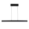 Lustra LED suspendata extensibila Linear negru