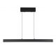 Lustra LED suspendata extensibila Linear negru
