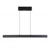 Lustra LED suspendata extensibila Linear negru
