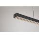 Pendule, Lustre suspendate - Lustra LED suspendata extensibila Linear negru