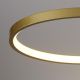 Lustre aplicate - Lustra LED decorativa metal auriu Cirque 4Lt Ring