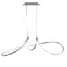 Lustra LED decorativa Maisie gri