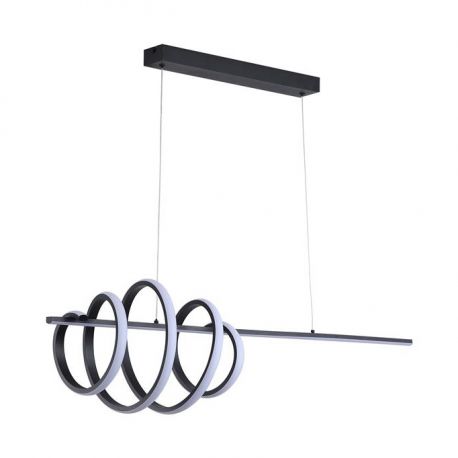 Pendule, Lustre suspendate - Lustra LED suspendata Sword negru