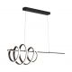 Pendule, Lustre suspendate - Lustra LED suspendata Sword negru