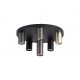 Plafoniere - Plafoniera neagra cu 6 spoturi GU10 Tubes