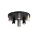Plafoniere - Plafoniera neagra cu 6 spoturi GU10 Tubes