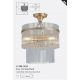 Lustre aplicate - Lustra aplicata moderna metal auriu, tije din sticla Lara
