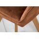 Seturi scaune, HoReCa - Set de 2 scaune pivotante Livorno catifea maro