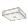 Plafoniera LED baie IP44 Zoya crom-alb 30x30cm