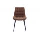 Seturi scaune, HoReCa - Set de 4 scaune ROADSTAR microfibra cognac