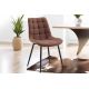 Seturi scaune, HoReCa - Set de 4 scaune ROADSTAR microfibra cognac