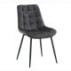 Set de 4 scaune ROADSTAR catifea gri inchis