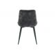 Seturi scaune, HoReCa - Set de 4 scaune ROADSTAR catifea gri inchis