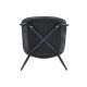 Seturi scaune, HoReCa - Set de 4 scaune ROADSTAR catifea gri inchis