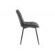Seturi scaune, HoReCa - Set de 4 scaune ROADSTAR catifea gri inchis