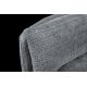 Seturi scaune, HoReCa - Set de 2 scaune pivotante picioare din lemn Big George gri chenille