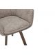 Seturi scaune, HoReCa - Set de 2 scaune pivotante picioare din lemn THOR gri taupe