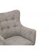 Seturi scaune, HoReCa - Set de 2 scaune pivotante picioare din lemn THOR gri taupe