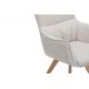 Seturi scaune, HoReCa - Set de 2 scaune pivotante picioare din lemn VOGUE bej