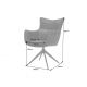 Seturi scaune, HoReCa - Set de 2 scaune pivotante VOGUE piele sintetica maro