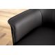 Seturi scaune, HoReCa - Set 2 scaune Pivotante, Piele Naturala LE GRAND negru
