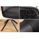 Seturi scaune, HoReCa - Set 2 scaune Pivotante, Piele Naturala LE GRAND negru