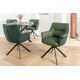 Seturi scaune, HoReCa - Set 2 scaune Pivotante, Piele Naturala LE GRAND verde