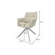 Seturi scaune, HoReCa - Set 2 scaune Pivotante, Piele Naturala LE GRAND taupe