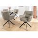 Seturi scaune, HoReCa - Set 2 scaune Pivotante, Piele Naturala LE GRAND taupe